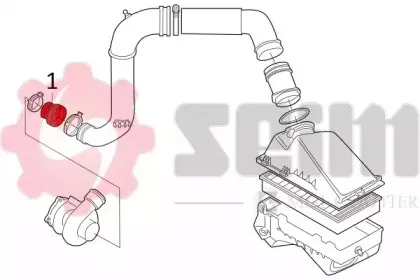 Трубка нагнетаемого воздуха SEIM купить
