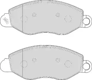 Комплект тормозных колодок, дисковый тормоз ABEX купить