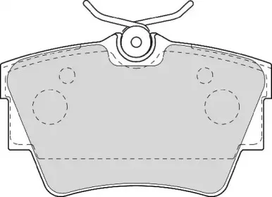 Комплект тормозных колодок, дисковый тормоз ABEX купить