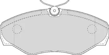 Комплект тормозных колодок, дисковый тормоз ABEX купить