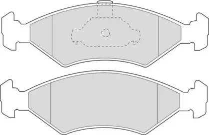 Комплект тормозных колодок, дисковый тормоз DURON купить