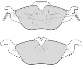 Комплект тормозных колодок, дисковый тормоз DURON купить