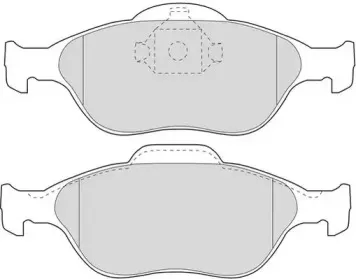 Комплект тормозных колодок, дисковый тормоз DURON купить