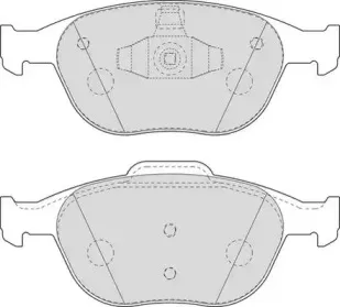Комплект тормозных колодок, дисковый тормоз DURON купить