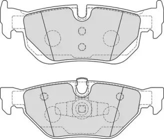 Комплект тормозных колодок, дисковый тормоз DURON купить