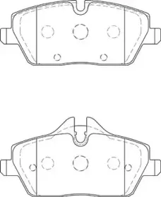 Комплект тормозных колодок, дисковый тормоз DURON купить