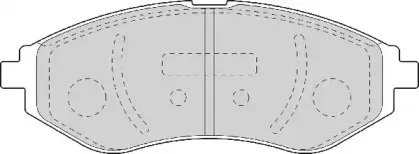 Комплект тормозных колодок, дисковый тормоз DURON купить