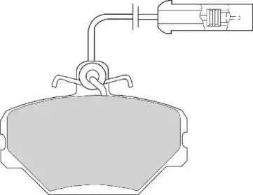 Комплект тормозных колодок, дисковый тормоз DURON купить