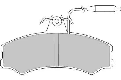 Комплект тормозных колодок, дисковый тормоз DURON купить