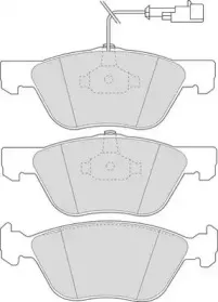 Комплект тормозных колодок, дисковый тормоз DURON купить