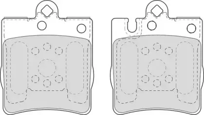 Комплект тормозных колодок, дисковый тормоз DURON купить