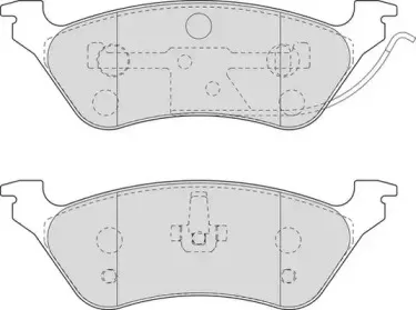 Комплект тормозных колодок, дисковый тормоз DURON купить