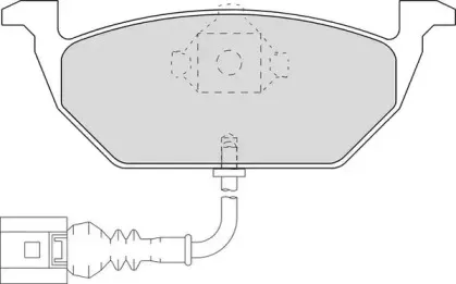 Комплект тормозных колодок, дисковый тормоз DURON купить