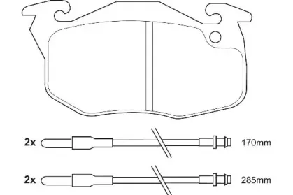 Комплект тормозных колодок, дисковый тормоз DURON купить