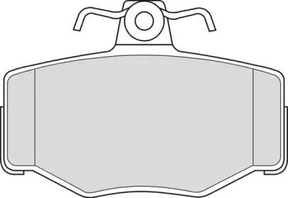 Комплект тормозных колодок, дисковый тормоз DURON купить