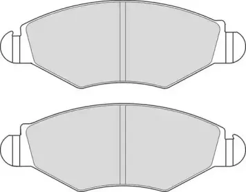 Комплект тормозных колодок, дисковый тормоз DURON купить