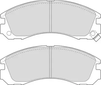 Комплект тормозных колодок, дисковый тормоз DURON купить
