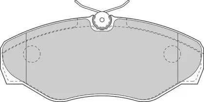Комплект тормозных колодок, дисковый тормоз DURON купить