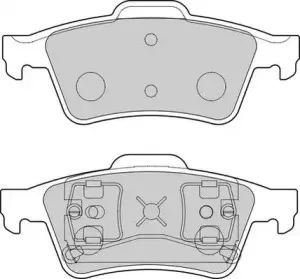 Комплект тормозных колодок, дисковый тормоз DURON купить