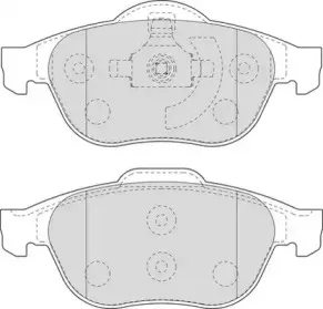 Комплект тормозных колодок, дисковый тормоз DURON купить