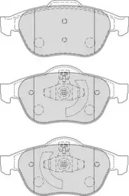 Комплект тормозных колодок, дисковый тормоз DURON купить