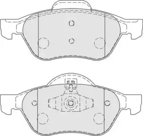 Комплект тормозных колодок, дисковый тормоз DURON купить