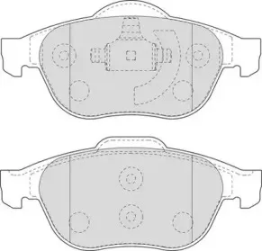 Комплект тормозных колодок, дисковый тормоз DURON купить