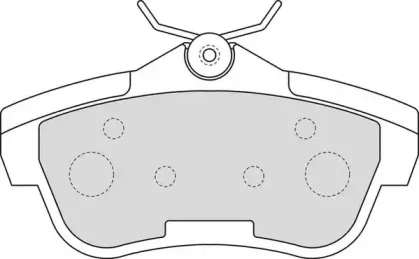 Комплект тормозных колодок, дисковый тормоз DURON купить