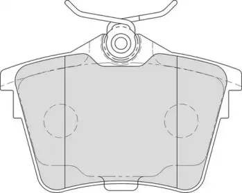 Комплект тормозных колодок, дисковый тормоз DURON купить