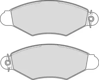 Комплект тормозных колодок, дисковый тормоз DURON купить