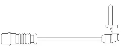 Сигнализатор, износ тормозных колодок DURON купить