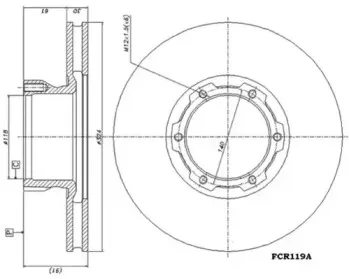 Тормозной диск DURON купить