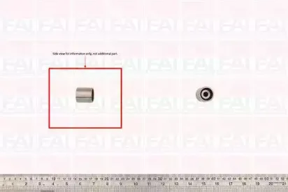 Паразитный / Ведущий ролик, зубчатый ремень FAI AutoParts купить