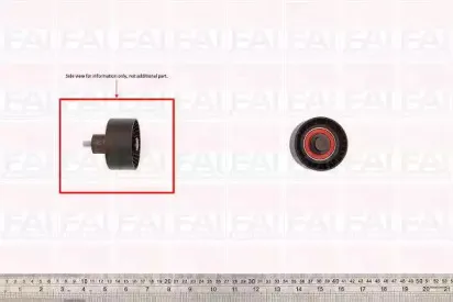 Паразитный / Ведущий ролик, зубчатый ремень FAI AutoParts купить