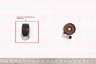 Натяжной ролик, ремень ГРМ FAI AutoParts купить