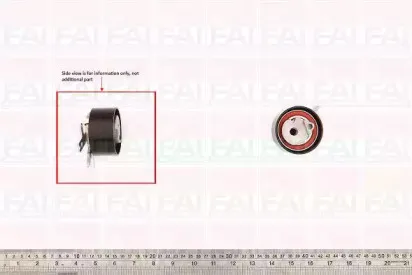 Натяжной ролик, ремень ГРМ FAI AutoParts купить