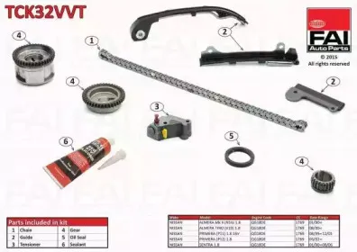 Комплект цели привода распредвала FAI AutoParts купить