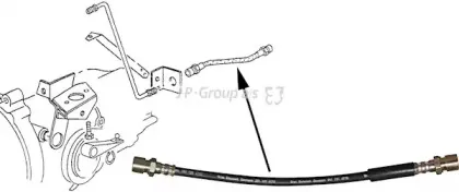 Шланг сцепления JP GROUP купить