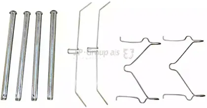 Комплектующие, колодки дискового тормоза JP GROUP купить