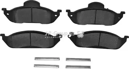 Комплект тормозных колодок, дисковый тормоз JP GROUP купить