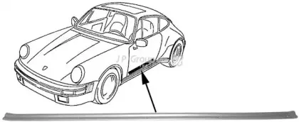 Облицовка / защитная накладка, дверь JP GROUP купить