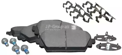 Комплект тормозных колодок, дисковый тормоз JP GROUP купить