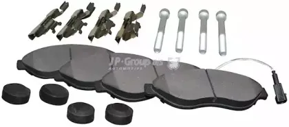 Комплект тормозных колодок, дисковый тормоз JP GROUP купить