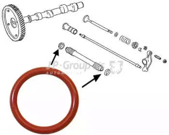 Прокладка, предохранительная труба штанги толкателя JP GROUP купить