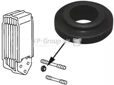 Прокладка, масляный радиатор JP GROUP купить