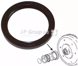 Уплотняющее кольцо, коленчатый вал JP GROUP купить