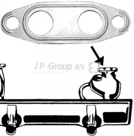 Прокладка, труба выхлопного газа JP GROUP купить