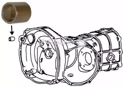 Втулка стартера, картер сцепления JP GROUP купить