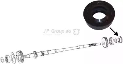 Уплотнительное кольцо вала, приводной вал JP GROUP купить