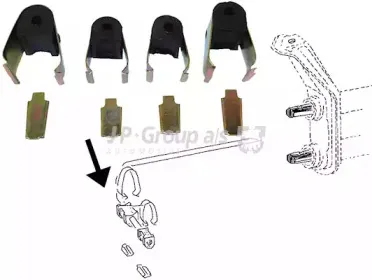 Опора, стабилизатор JP GROUP купить